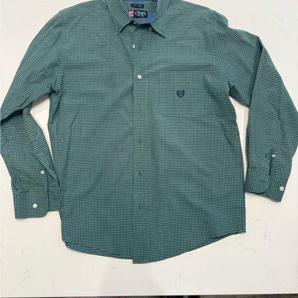 Chaps Other - Chaps Green Plaid Casual Shirt